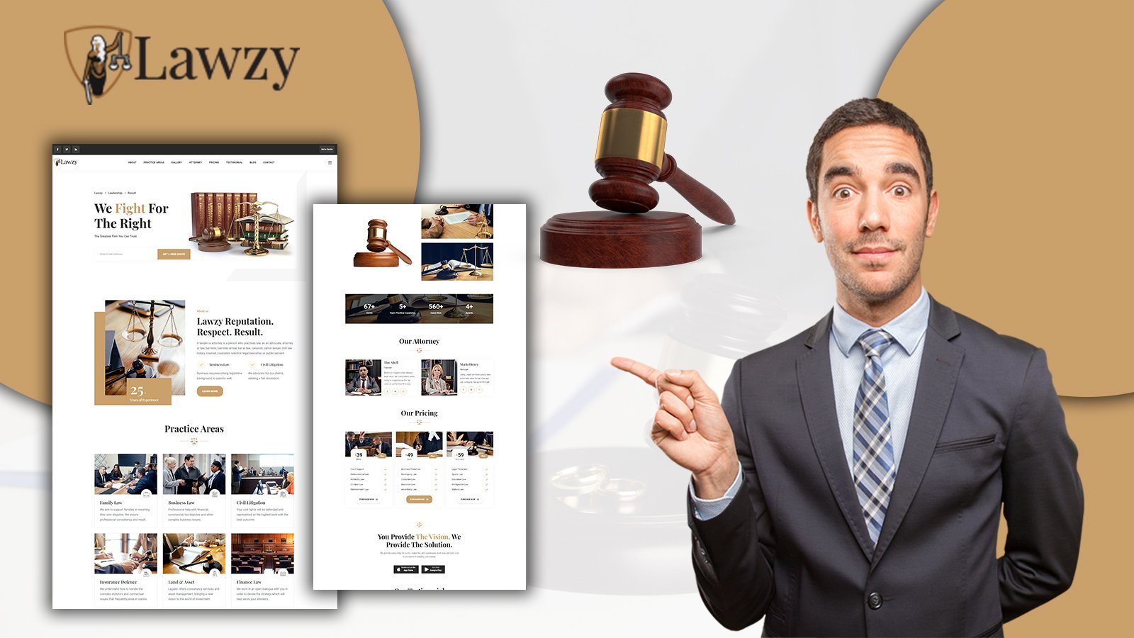Template #216236 Advocate Attorney Webdesign Template - Logo template Preview