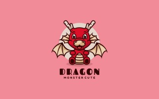 Dragon Simple Mascot Logo