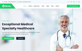 Medic - Health and Medical Clinic WordPress Theme