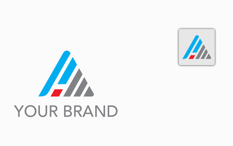 P M Creative Logo Design 2 Logo Template