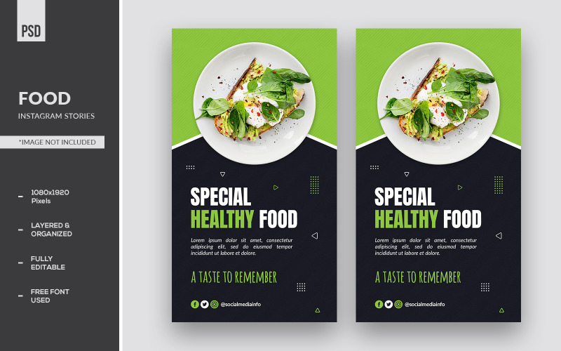 Special Healthy Food Instagram Stories And Ads Social Media