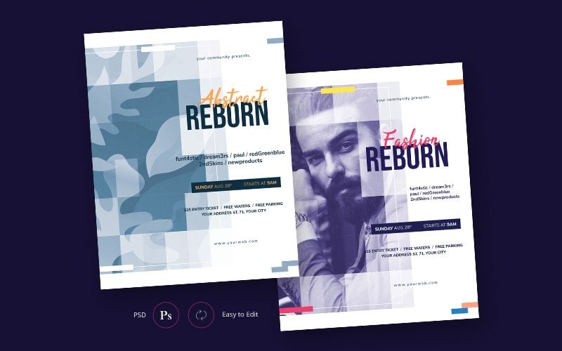 Template #216384 Bauhaus Event Webdesign Template - Logo template Preview