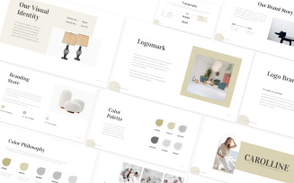 Carolline Brand Guideline Keynote Template