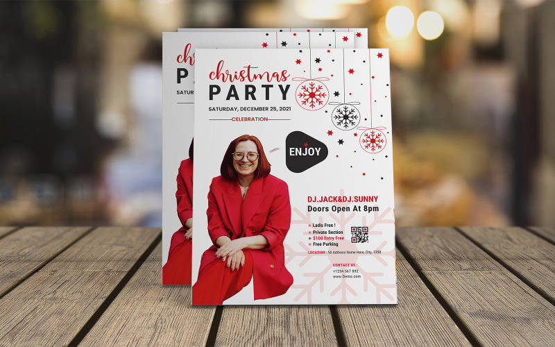 Christmas Flyer Template 2022 Corporate Identity