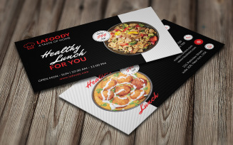 Lafoody - Restaurant Business Card