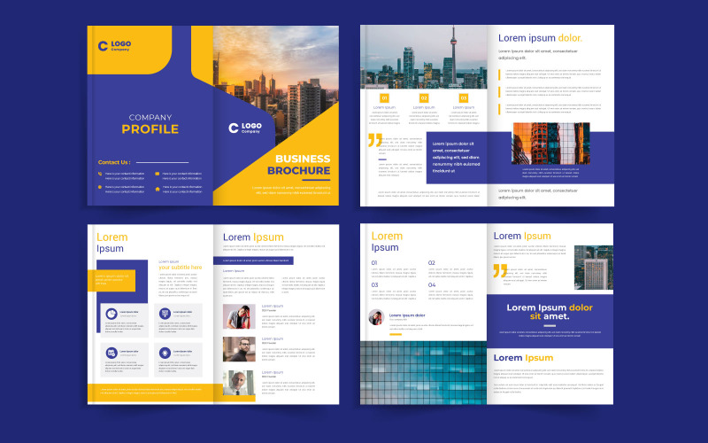 Multipurpose Brochure Template Design Corporate Identity
