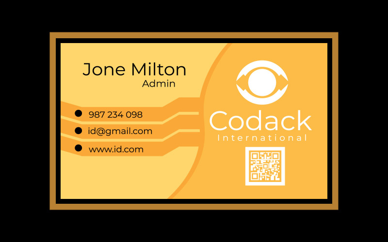 Popular Business card Template Corporate Identity