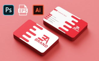 Red Creative Business Card - Business Card