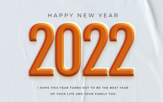 Year 2022 - Written In Clean Form
