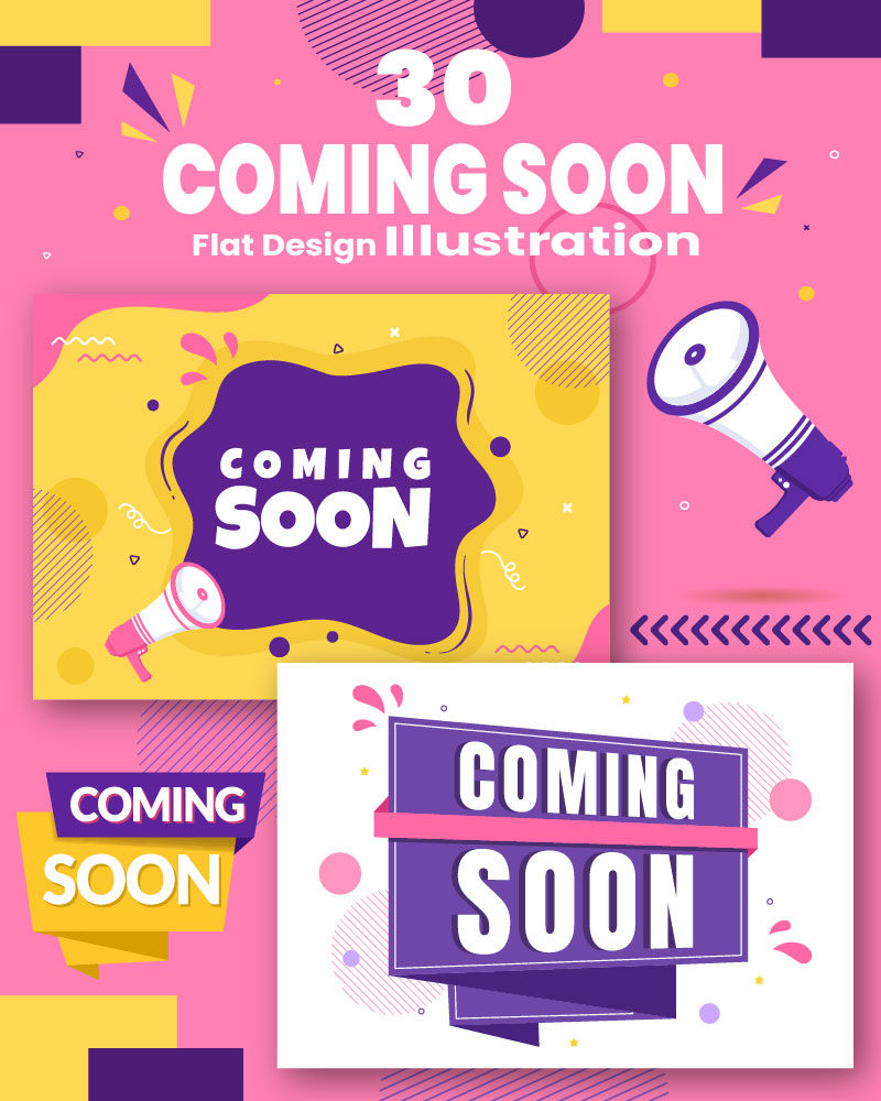 Kit Graphique #216429 Coming Soon Divers Modles Web - Logo template Preview