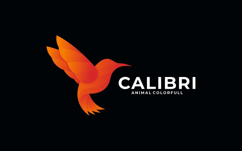 Colibri Gradient Color Logo Logo Template