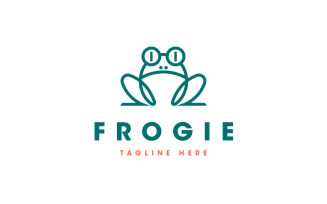 Modern and Unique Frog Logo Template