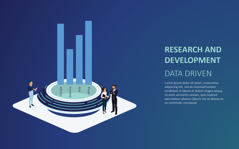 Research Data Presentation Templates PowerPoint Template