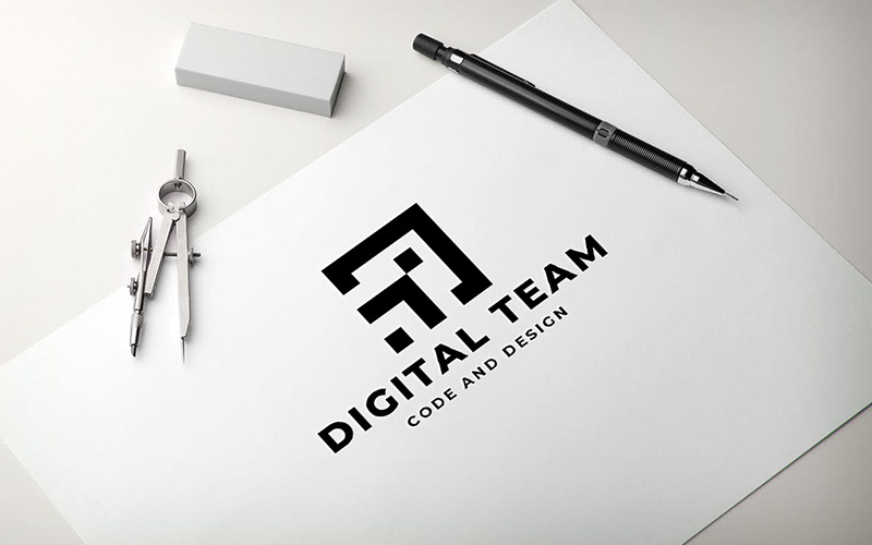 Digital Team Professional Logo Logo Template