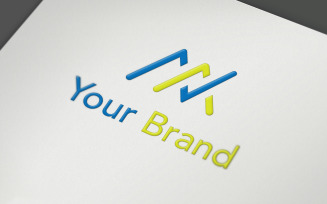 N M Creative logo Template