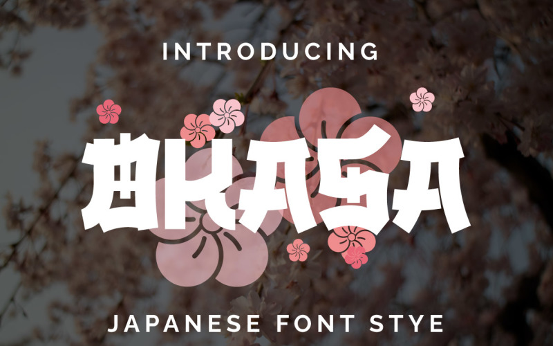 OKASA - Japanese style font Font