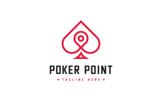 Poker Point Logo Template