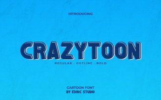 Crazytoon Cartoon Display Font