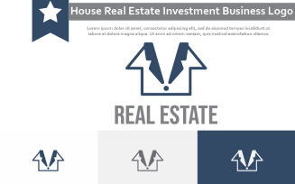 House Real Estate Realty Investment Business Office Logo