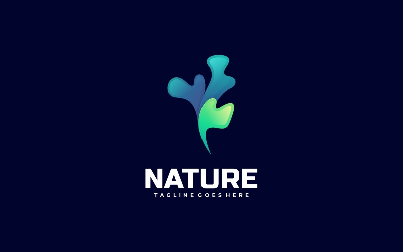 Nature Gradient Colorful Logo Logo Template