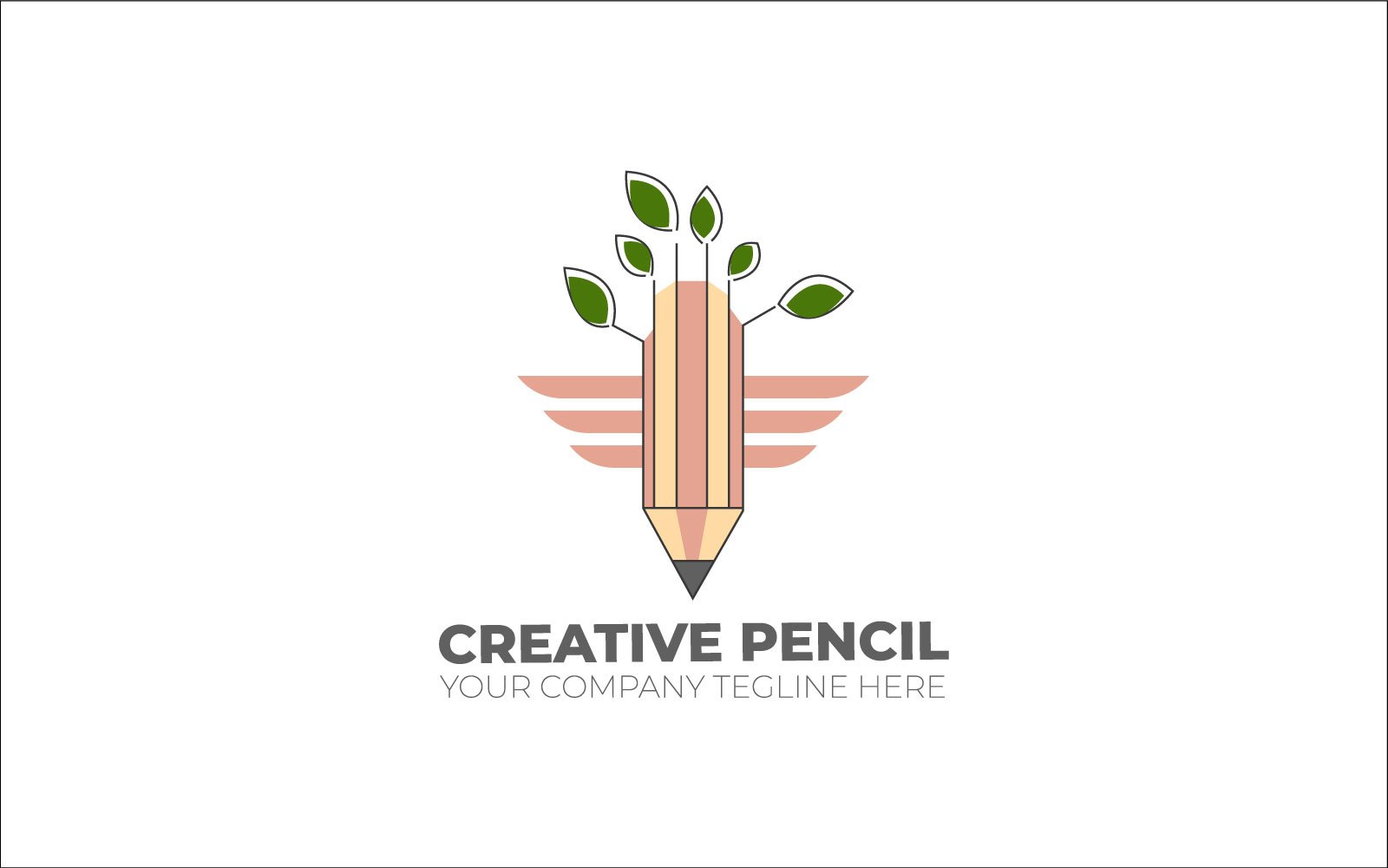 Template #216854 Pencil Graphic Webdesign Template - Logo template Preview