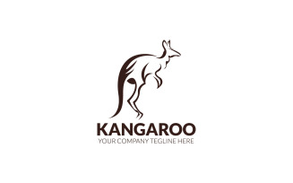 Creative Kangaroo Logo Design Template