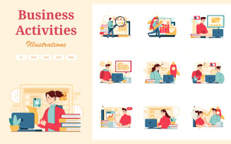 M323 - Startup Business Illustration Pack