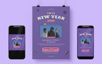 New Years Eve Party Promotion Poster