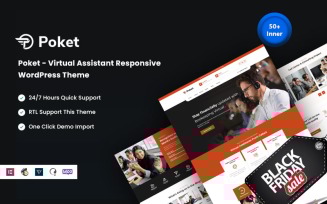 Poket – Virtual Assistant Responsive WordPress Theme