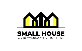 Small House Logo Design Template