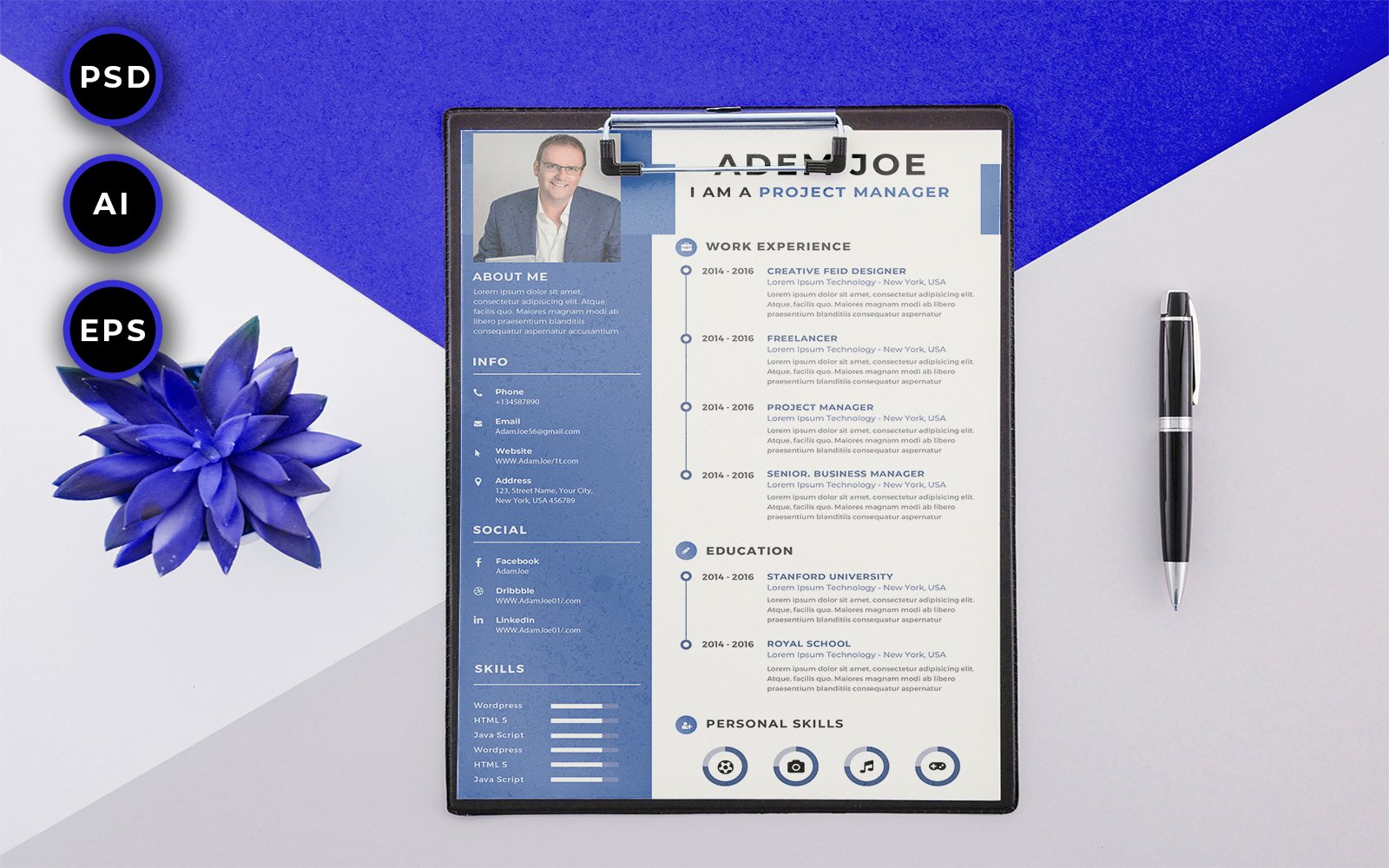 Template #216906 Lettercvelegant Designfast Webdesign Template - Logo template Preview