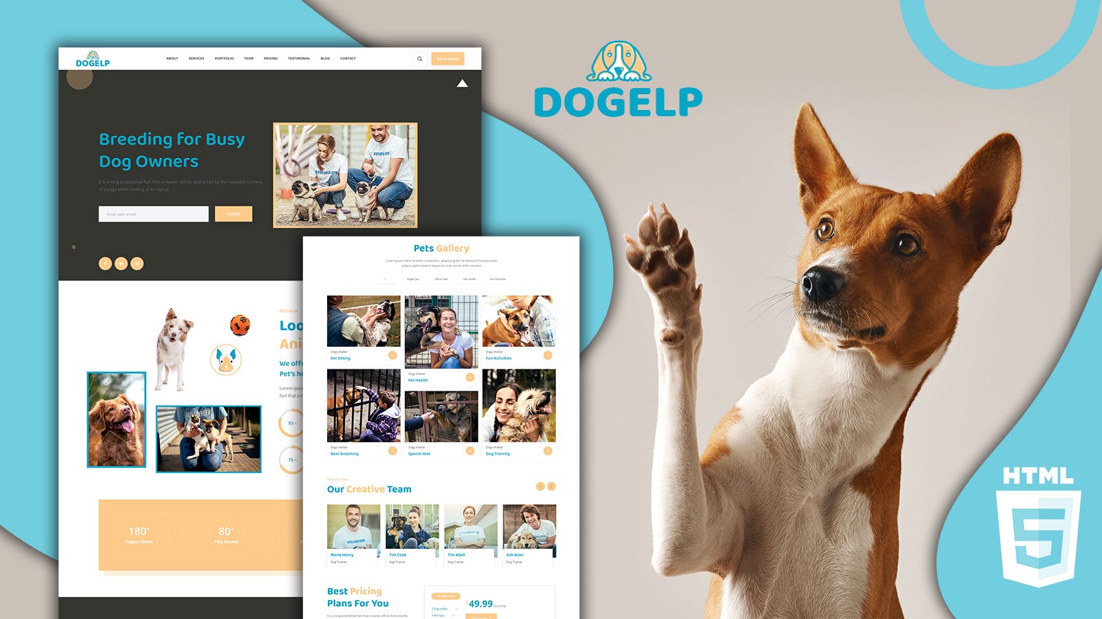 Template #216985 Dog Walking Webdesign Template - Logo template Preview
