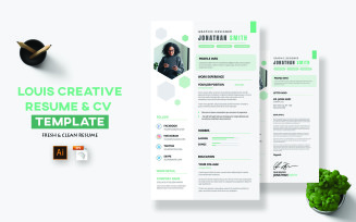 Louis Creative Resume and CV Template