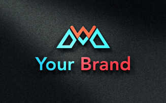 M W Creative Logo Design Template