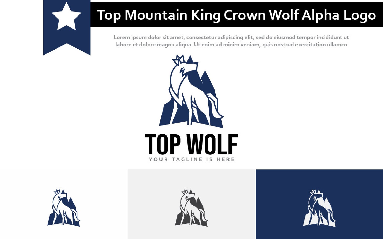 Template #217061 Mountain King Webdesign Template - Logo template Preview