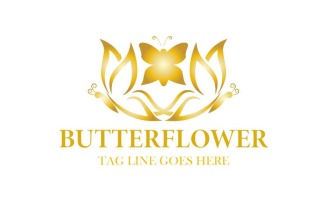 Butterfly and Flower Logo For New Business