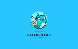 Caterpillar Simple Mascot Logo