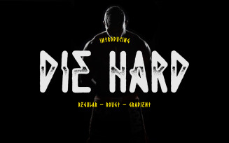 Die Hard -New Round Typeface