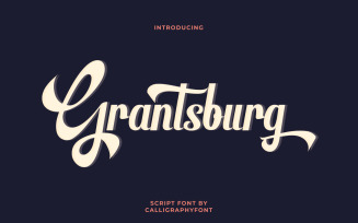 Grantsburg Stunning Script Font