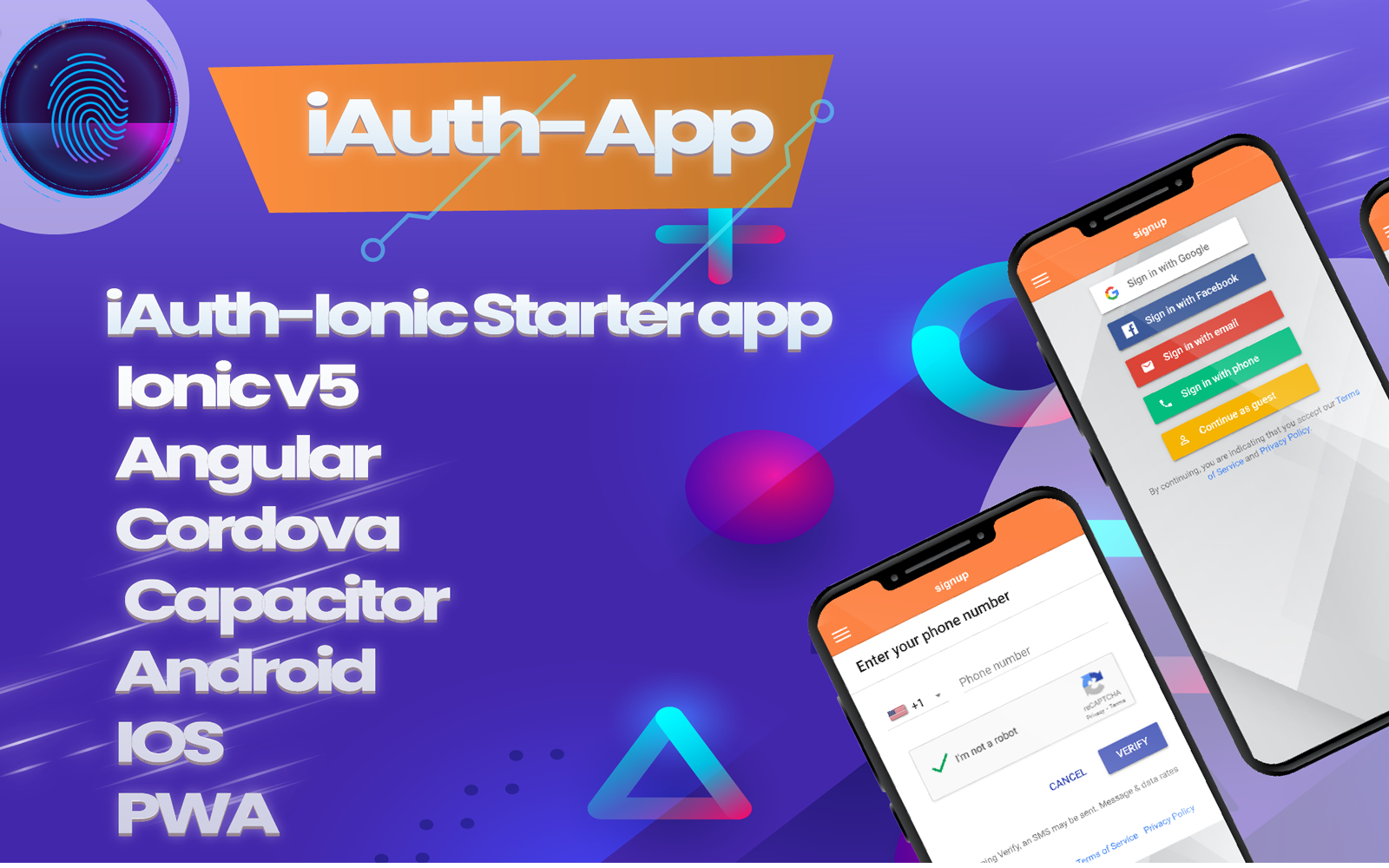 iAuthentication Ionic 5 Starter App