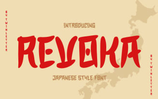 REVOKA - Japanese style font