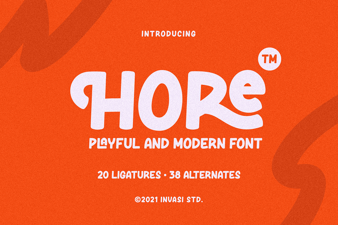 Hore - Playful Modern Font