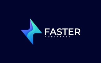 Abstract Faster Gradient Logo
