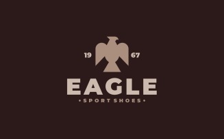 Eagle Bird Vintage Logo Style
