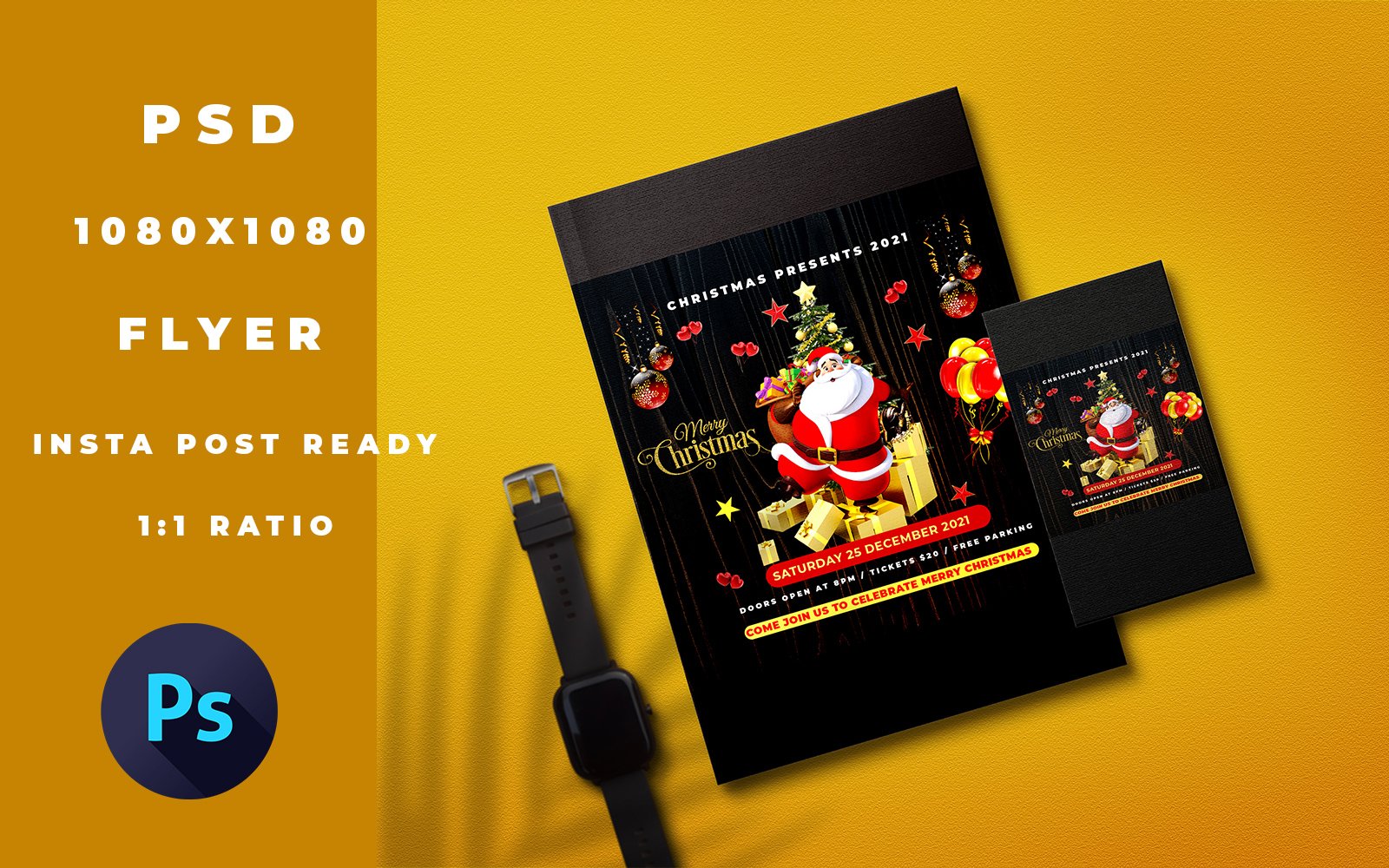Template #217392 Mediachristmas 2021xmas Webdesign Template - Logo template Preview
