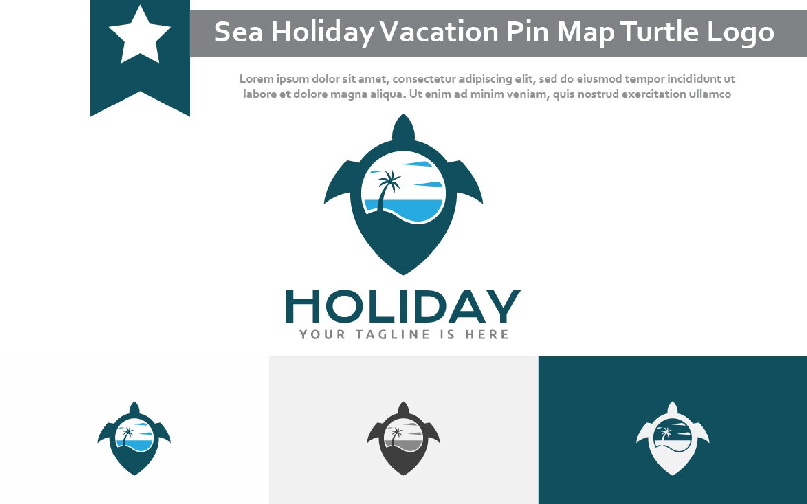 Template #217495 Holiday Vacation Webdesign Template - Logo template Preview