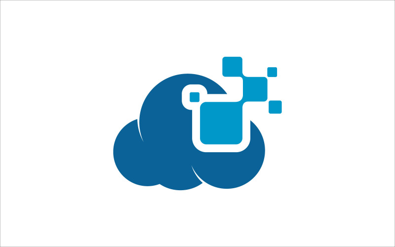 cloud technology vector template Logo Template