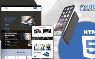 Fixitex Mobile And Electronic Repair Landing Page Template