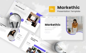 Markethic — Digital Marketing Google Slides Template
