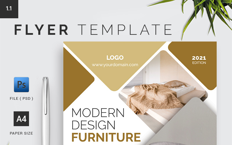 Modern Furniture - Flyer Template Corporate Identity